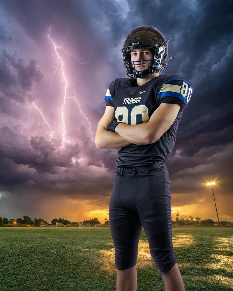 Thunder Field - Digital Background