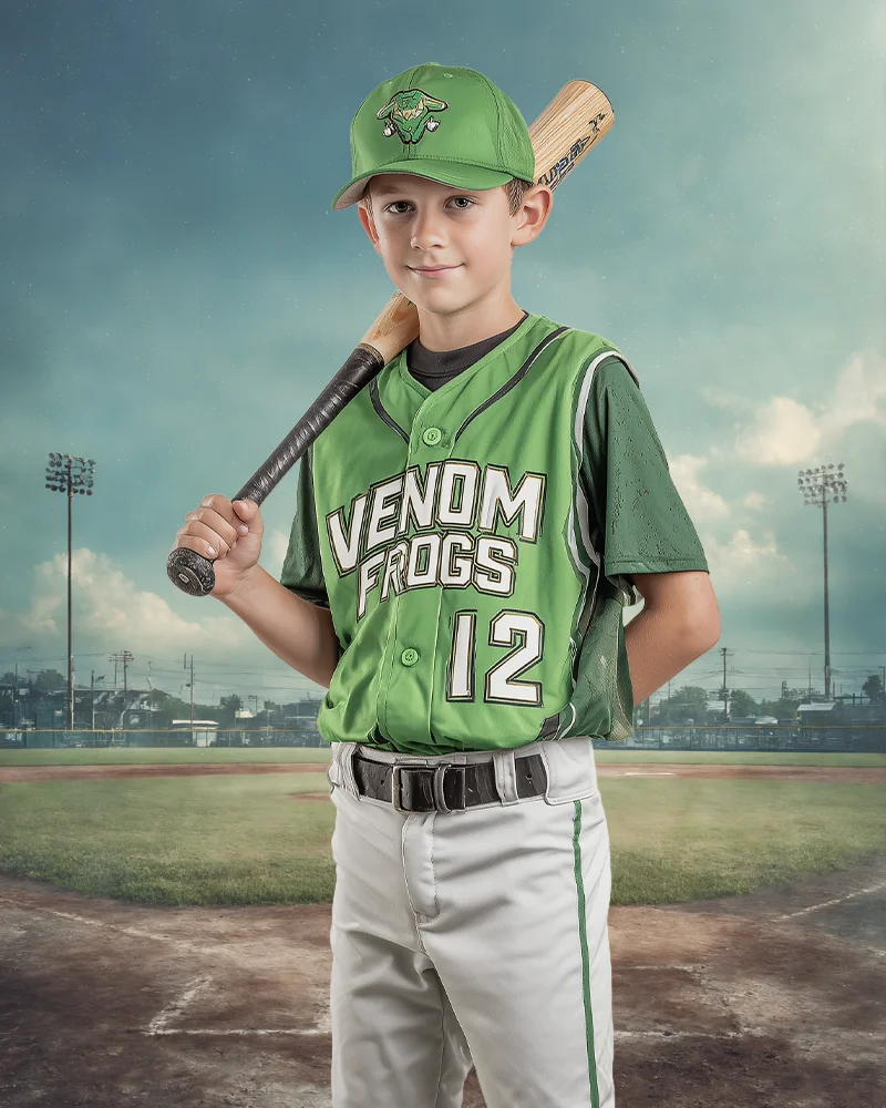 Baseball Vintage Trading Card - Digital Background