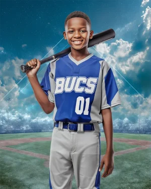 Dreamy Baseball - Digital Background