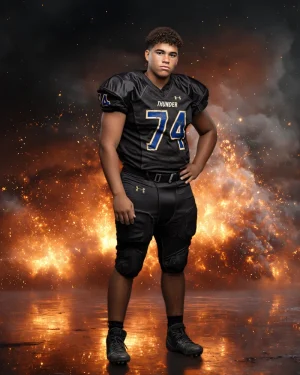 Explosions - Digital Background (Set of 3)