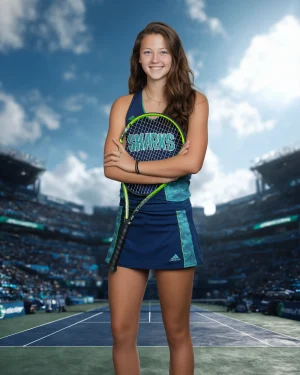 Grand Tennis Tournament - Digital Background