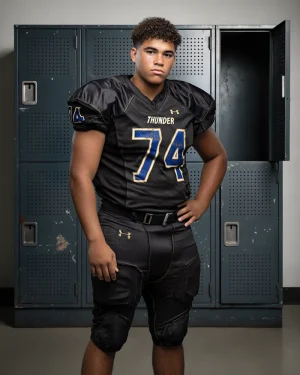 Urban Iron - Locker Room - Digital Background