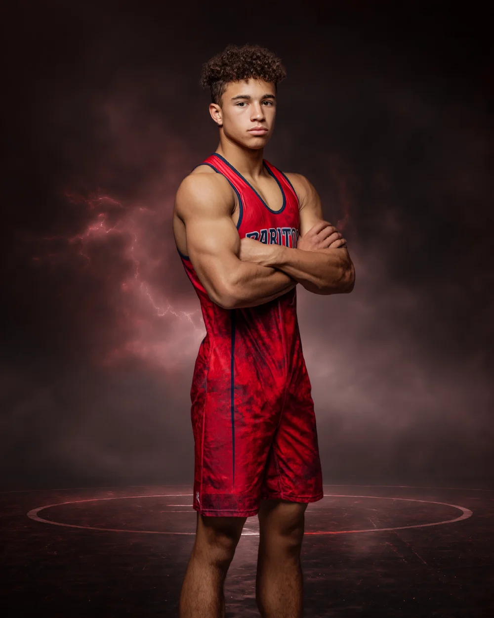 Electric Wrestling Arena (Set of 2) - Digital Background - Image 4