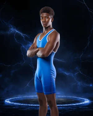 Electric Wrestling Arena (Set of 2) - Digital Background