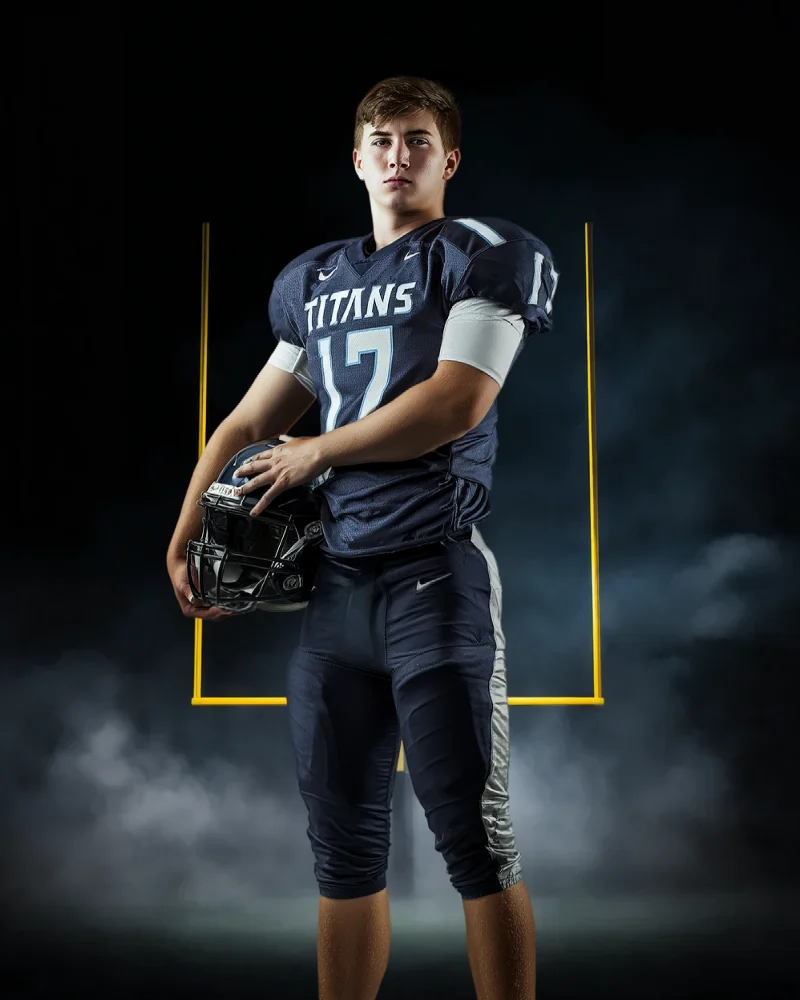 Football Post Smoke (Set of 2) - Digital Backgrounds