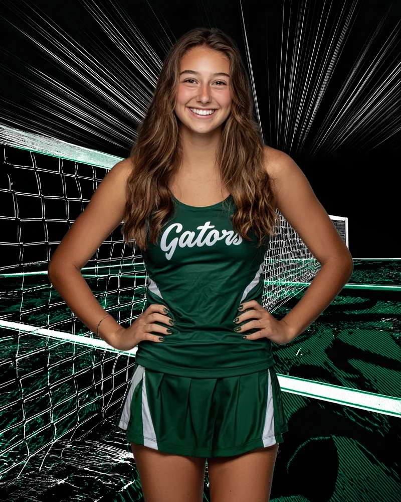 Midnight Tennis - Digital Background