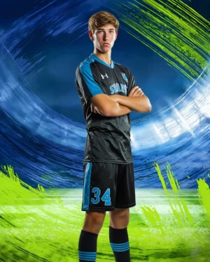 Neon Turf - Digital Background