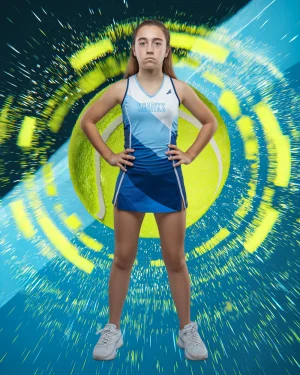 Tennis Shockwave - Digital Background