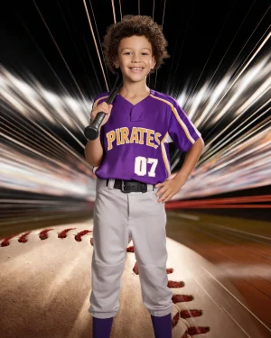 Warp Speed Baseball - Digital Background