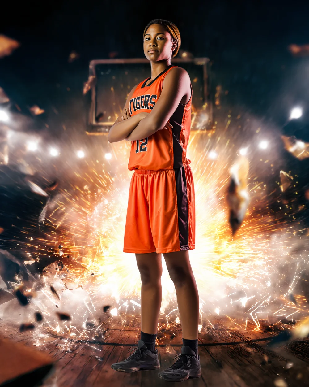 Court Detonation - Digital Background